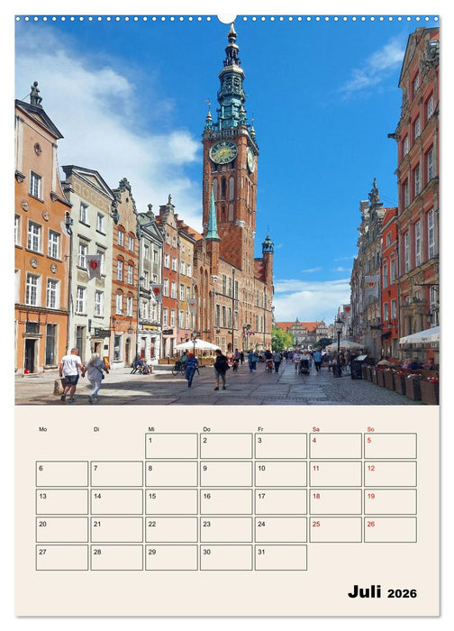 Danzig - Ein Stadtspaziergang (CALVENDO Premium Wandkalender 2026)