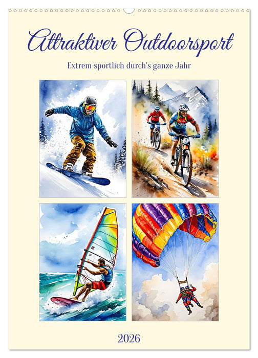 Attraktiver Outdoorsport (CALVENDO Wandkalender 2026)