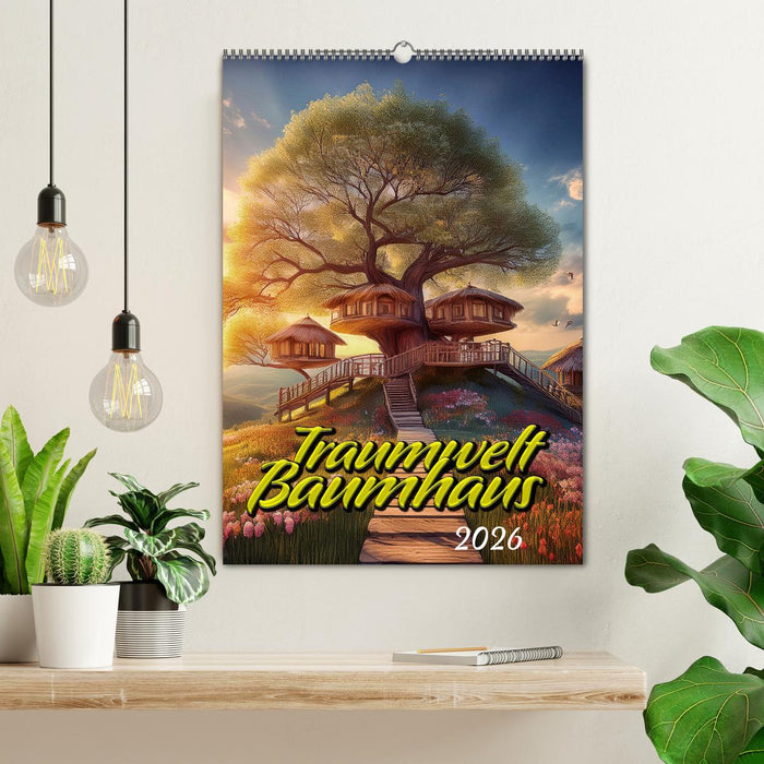 Traumwelt Baumhaus (CALVENDO Wandkalender 2026)