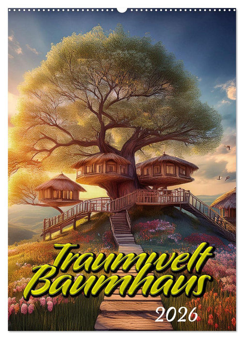 Traumwelt Baumhaus (CALVENDO Wandkalender 2026)
