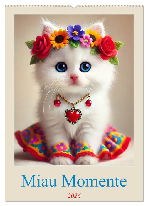 Miau Momente (CALVENDO Wandkalender 2026)