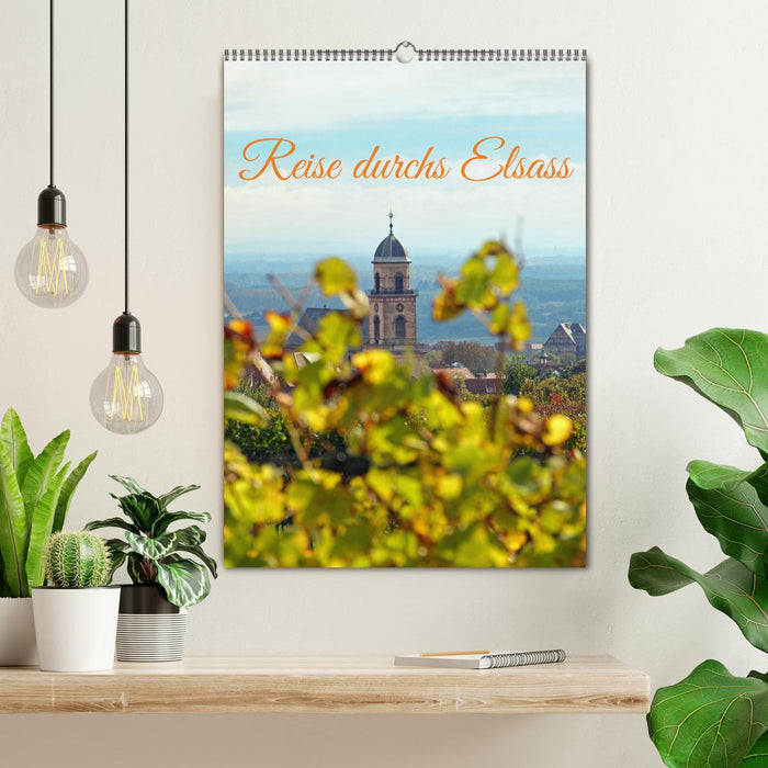 Reise durchs Elsass (CALVENDO Wandkalender 2026)