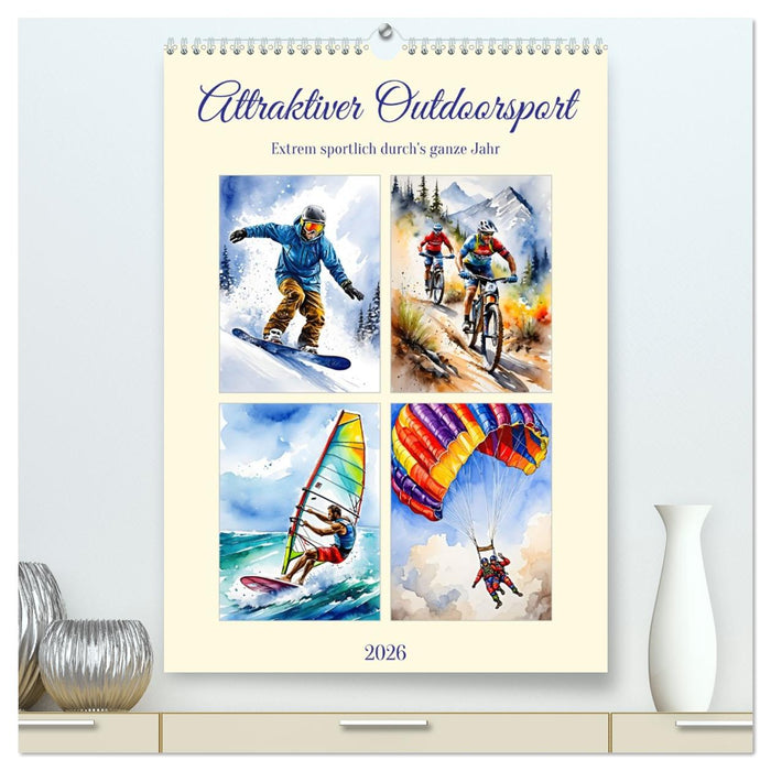 Attraktiver Outdoorsport (CALVENDO Premium Wandkalender 2026)