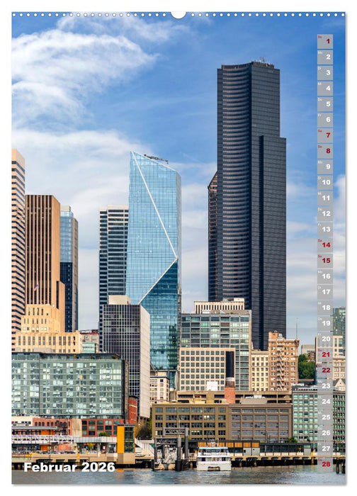 SEATTLE Imposante Stadt- und Naturimpressionen (CALVENDO Wandkalender 2026)