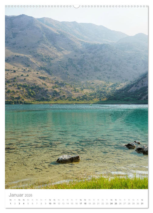 Kreta - Sonne, Meer und griechische Lebensart (CALVENDO Premium Wandkalender 2026)