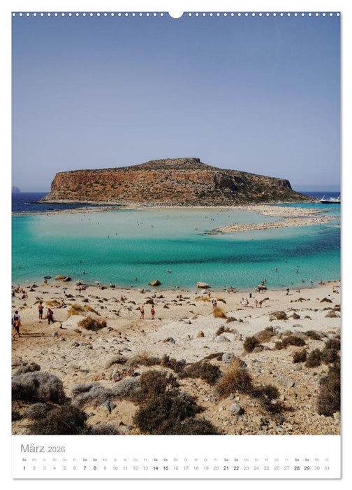 Kreta - Sonne, Meer und griechische Lebensart (CALVENDO Premium Wandkalender 2026)