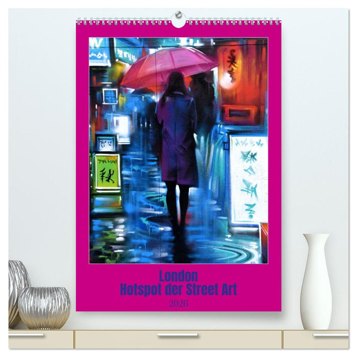 London - Hotspot der Street Art (CALVENDO Premium Wandkalender 2026)