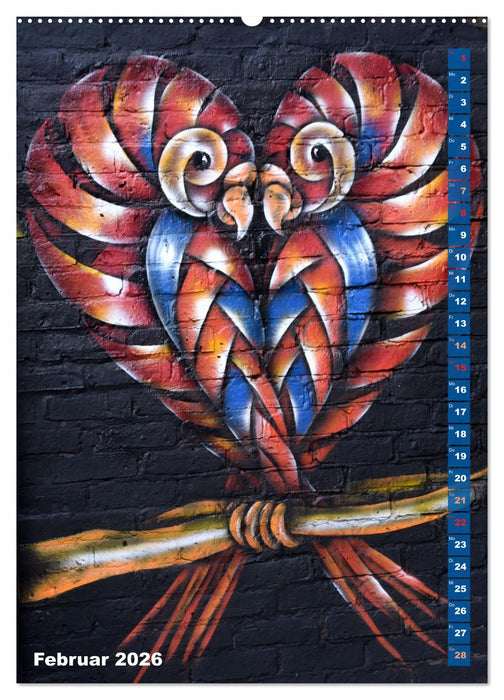 London - Hotspot der Street Art (CALVENDO Premium Wandkalender 2026)