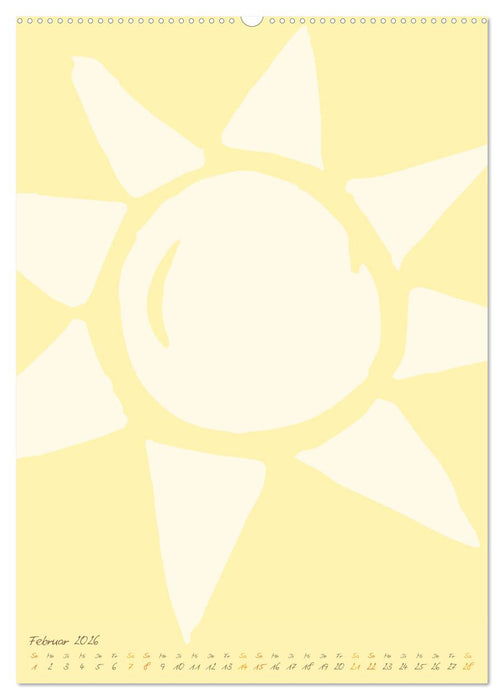 FOTOS & BASTELN - Always the Sun (CALVENDO Wandkalender 2026)