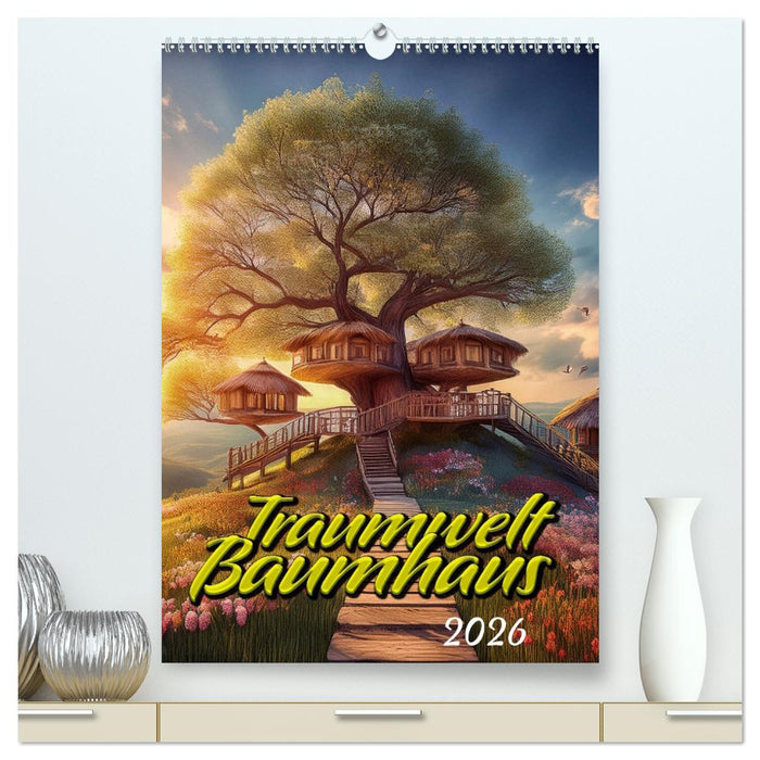 Traumwelt Baumhaus (CALVENDO Premium Wandkalender 2026)