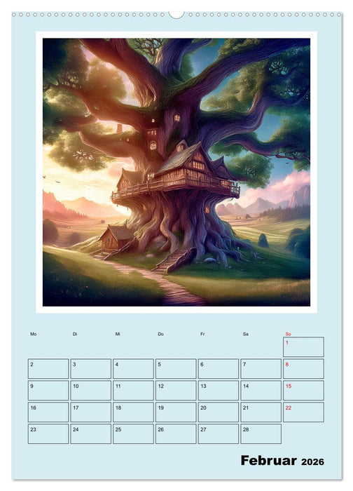 Traumwelt Baumhaus (CALVENDO Premium Wandkalender 2026)