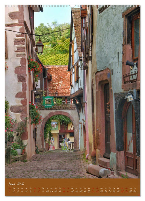 Reise durchs Elsass (CALVENDO Premium Wandkalender 2026)