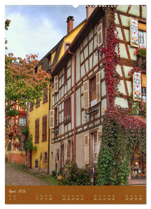 Reise durchs Elsass (CALVENDO Premium Wandkalender 2026)
