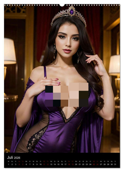 Königliche Verführung (CALVENDO Premium Wandkalender 2026)