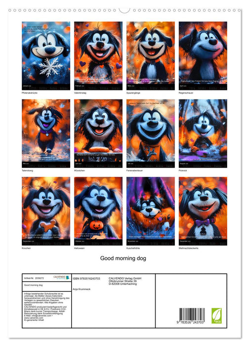 Good morning dog (CALVENDO Premium Wandkalender 2026)
