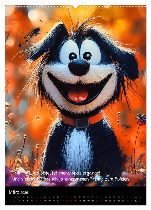 Good morning dog (CALVENDO Premium Wandkalender 2026)