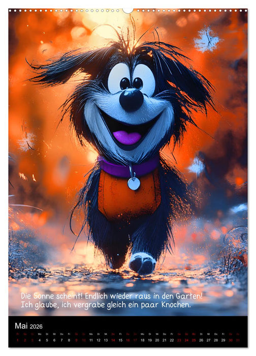 Good morning dog (CALVENDO Premium Wandkalender 2026)