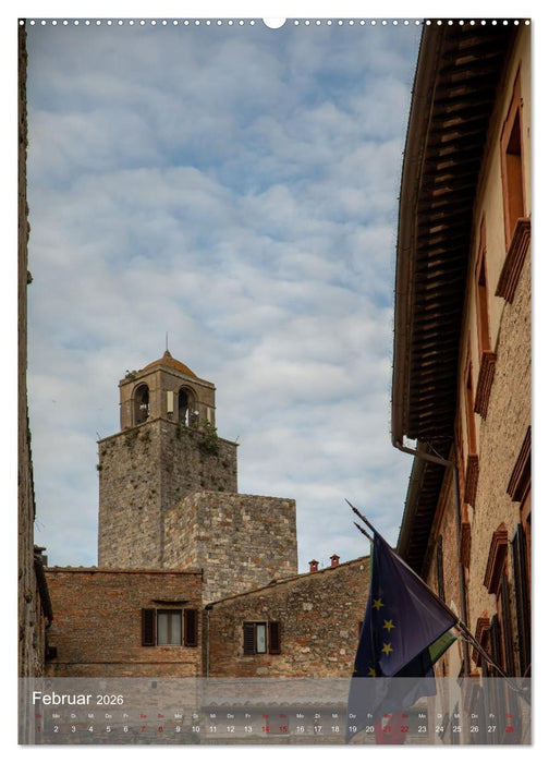 San Gimignano - Stadt der Türme (CALVENDO Premium Wandkalender 2026)