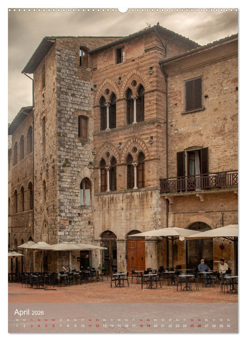 San Gimignano - Stadt der Türme (CALVENDO Premium Wandkalender 2026)