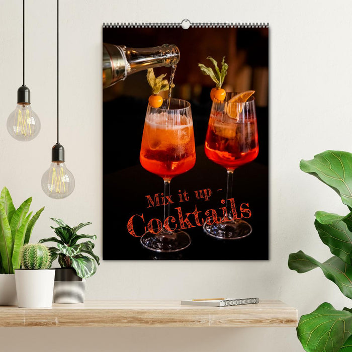 Mix it up - Cocktails (CALVENDO Wandkalender 2026)