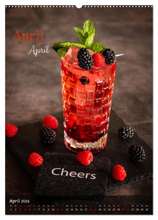 Mix it up - Cocktails (CALVENDO Wandkalender 2026)