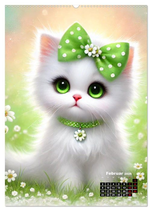 Miau Momente (CALVENDO Premium Wandkalender 2026)