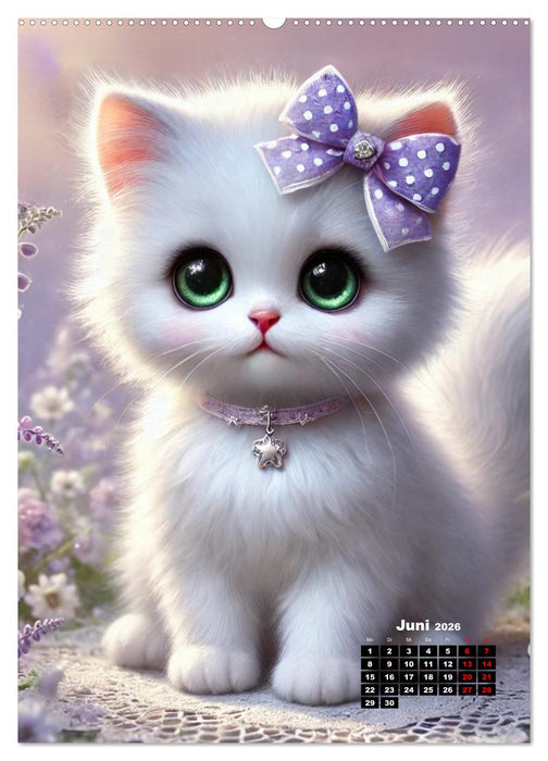 Miau Momente (CALVENDO Premium Wandkalender 2026)