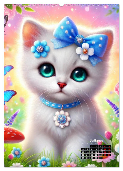 Miau Momente (CALVENDO Premium Wandkalender 2026)