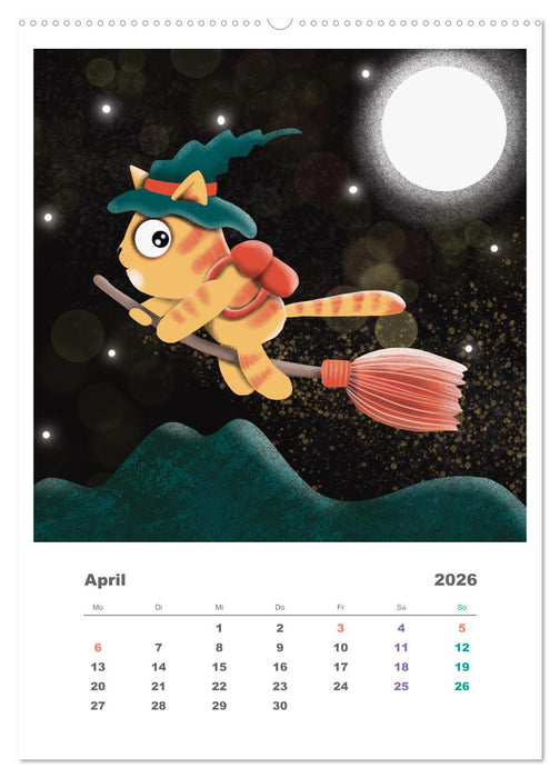 Leopold der Dritte - Ein Kater zum Knuddeln (CALVENDO Wandkalender 2026)