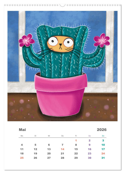 Leopold der Dritte - Ein Kater zum Knuddeln (CALVENDO Wandkalender 2026)