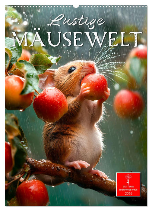Lustige Mäusewelt (CALVENDO Wandkalender 2026)