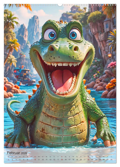 Putzige Tiere - Ausflug nach Down Under (CALVENDO Premium Wandkalender 2026)