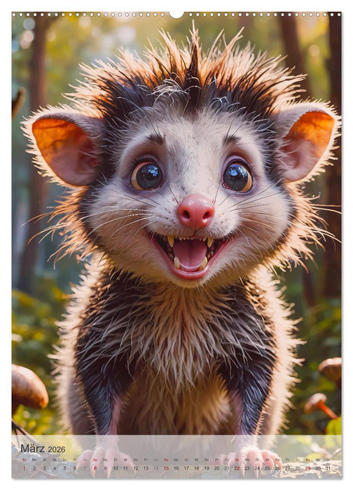 Putzige Tiere - Ausflug nach Down Under (CALVENDO Premium Wandkalender 2026)