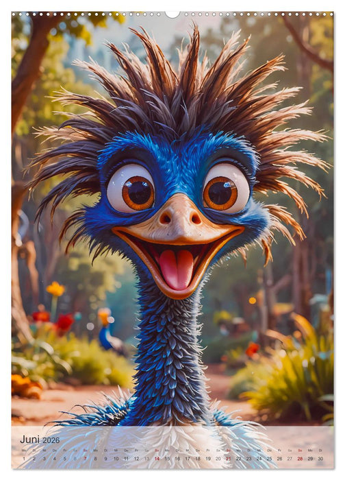 Putzige Tiere - Ausflug nach Down Under (CALVENDO Premium Wandkalender 2026)