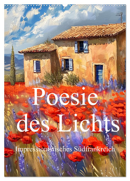 Poesie des Lichts - impressionistisches Südfrankreich (CALVENDO Wandkalender 2026)