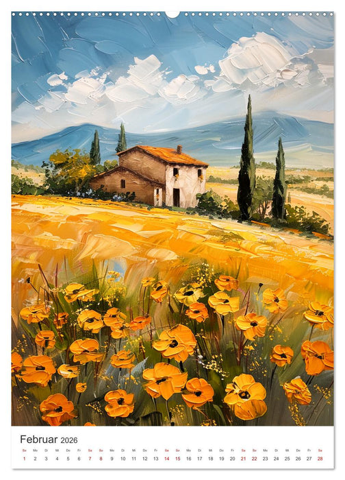 Poesie des Lichts - impressionistisches Südfrankreich (CALVENDO Wandkalender 2026)