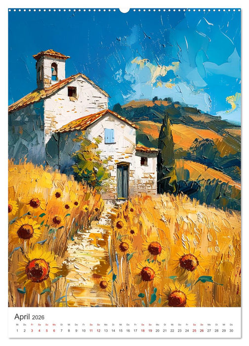 Poesie des Lichts - impressionistisches Südfrankreich (CALVENDO Wandkalender 2026)