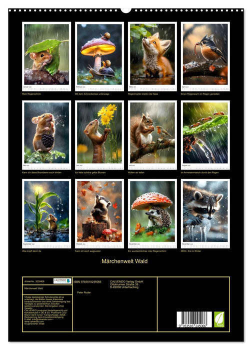 Märchenwelt Wald (CALVENDO Premium Wandkalender 2026)