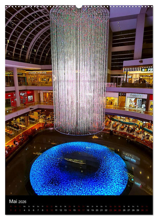 Singapur - Faszinierende Lichterwelt Marina Bay (CALVENDO Wandkalender 2026)