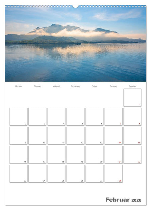 Norwegen - Reiseplaner (CALVENDO Wandkalender 2026)