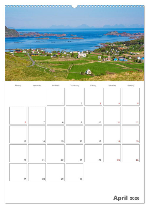 Norwegen - Reiseplaner (CALVENDO Wandkalender 2026)