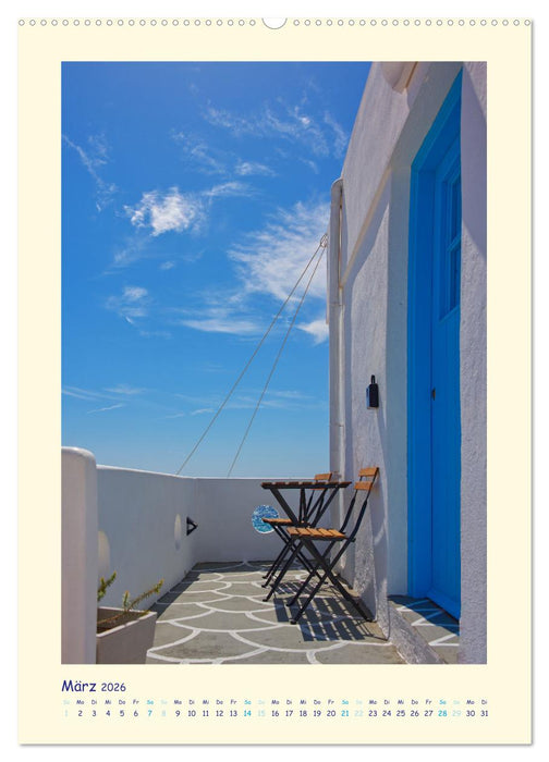 Urlaubsgefühle - Griechenland Mythische Inseln (CALVENDO Wandkalender 2026)