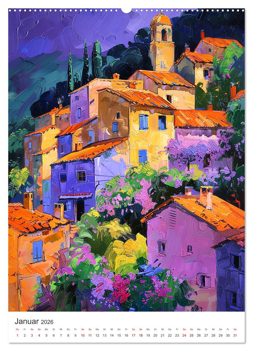 Poesie des Lichts - impressionistisches Südfrankreich (CALVENDO Premium Wandkalender 2026)