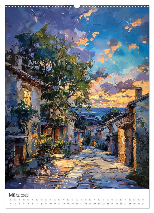 Poesie des Lichts - impressionistisches Südfrankreich (CALVENDO Premium Wandkalender 2026)