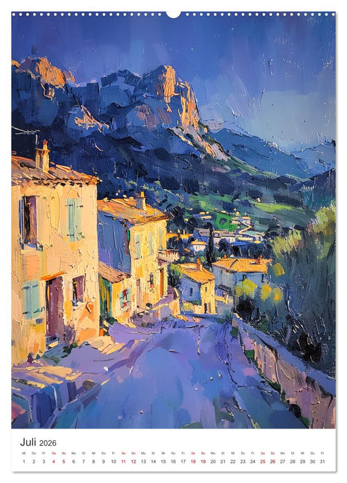 Poesie des Lichts - impressionistisches Südfrankreich (CALVENDO Premium Wandkalender 2026)