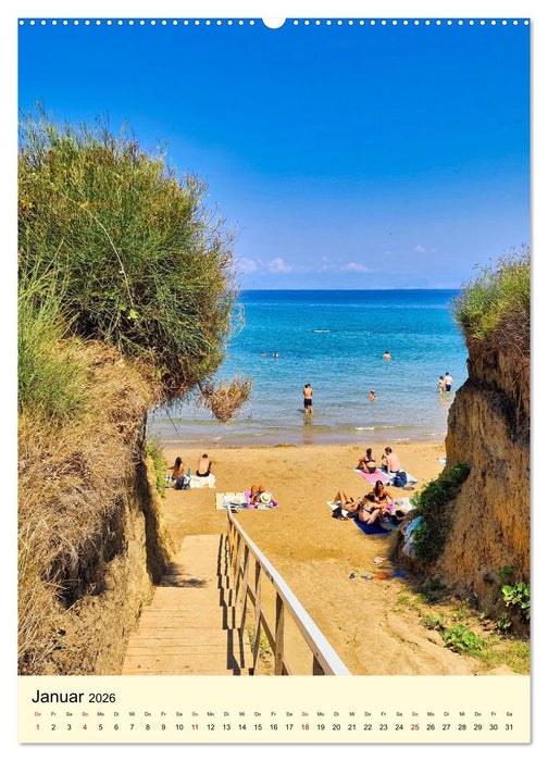 Korfu Grüne Insel im Ionischen Meer (CALVENDO Wandkalender 2026)