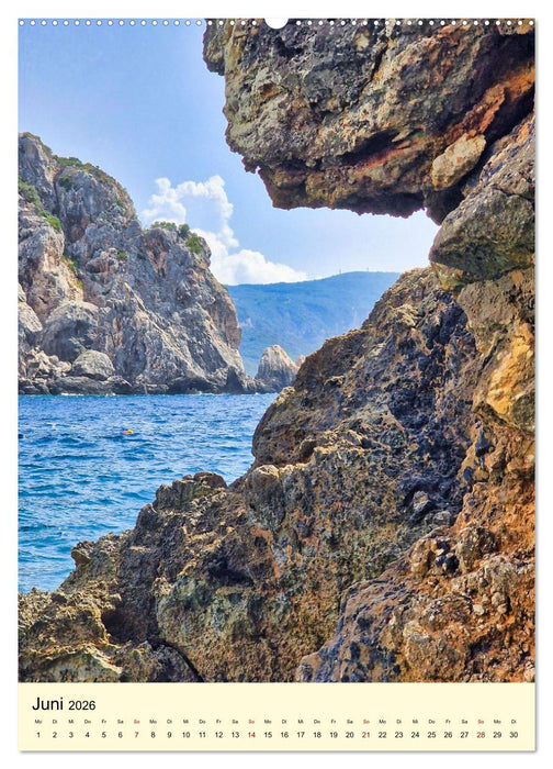 Korfu Grüne Insel im Ionischen Meer (CALVENDO Wandkalender 2026)