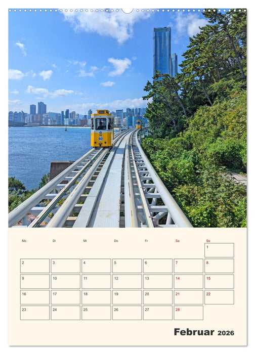 Busan - Eine Reise durch das Herz der Küstenstadt (CALVENDO Wandkalender 2026)