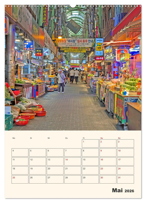 Busan - Eine Reise durch das Herz der Küstenstadt (CALVENDO Wandkalender 2026)