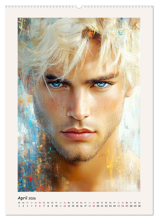 Männerportraits. Gesichter der modernen Kunst (CALVENDO Premium Wandkalender 2026)